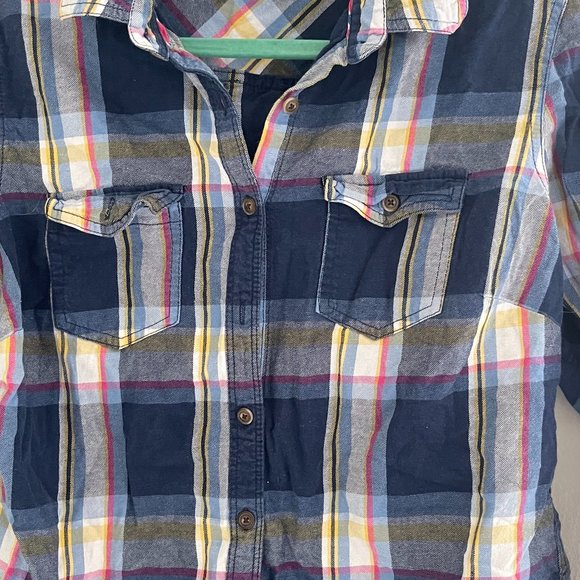 AEROPOSTALE Women's Button-Up Plaid Shirt, L - Picture 3 of 3